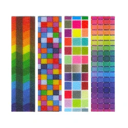 Zen Strips - Arc-en-ciel texture sable