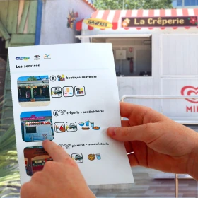 Plan de fonctionnement adapté d'Aqualand Cap d'Agde