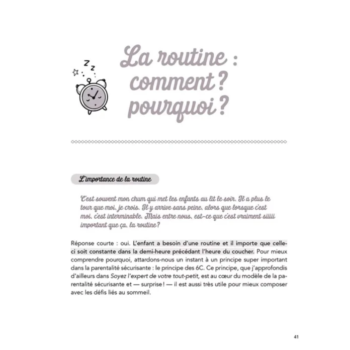 Etre un parent sécurisant - le sommeil du tout-petit