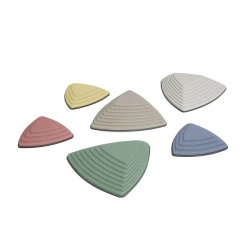 Pierres de rivières couleurs nordiques par 5