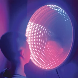 Miroir infini avec télécommande