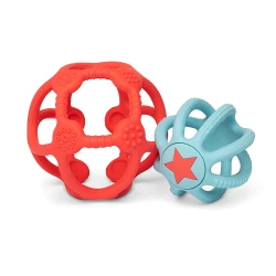 Balles sensorielles - orange et bleu