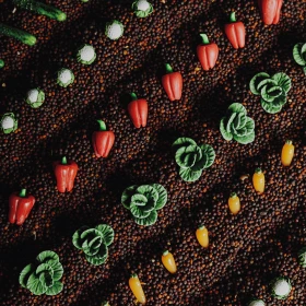 Bouteille sensorielle Learn - Légumes
