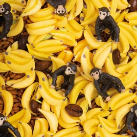 Bouteille bruit sensoriel - singe