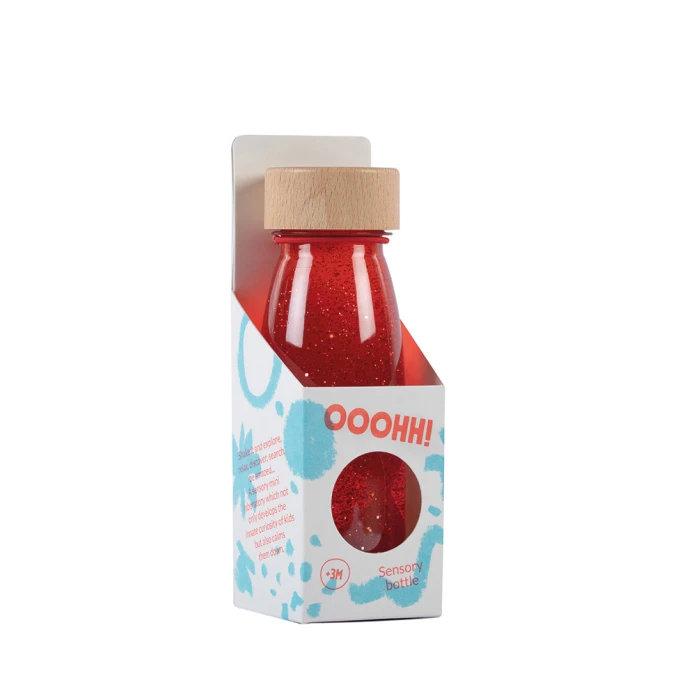 Bouteille sensorielle Float - rouge