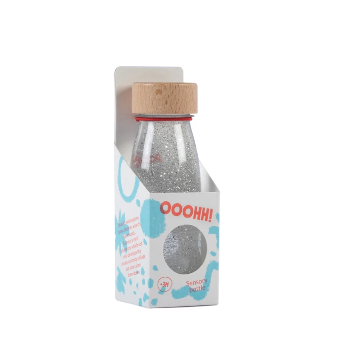 Bouteille sensorielle Float - argent