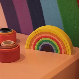 Arc-en-ciel - grand modèle