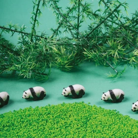 Bouteille sensorielle - Panda