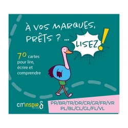 À vos marques... prêts... ? Lisez ! 70 cartes Graphèmes diconsonantiquess