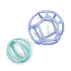 Duo de balles sensorielles - bleu et menthe