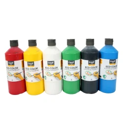 Peinture éco-couleurs 500 ml par 6