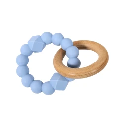 Anneau de dentition bleu soft
