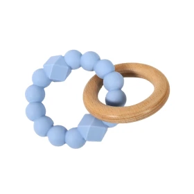 Anneau de dentition bleu soft
