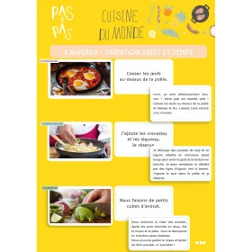 Pas à pas les recettes : la cuisine du monde