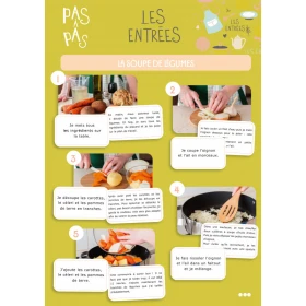 Pas à pas les recettes : les entrées