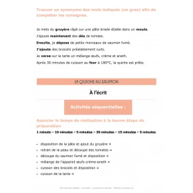 Pas à pas les recettes : les plats