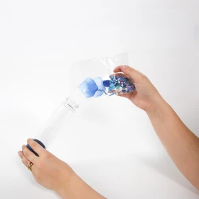 Bouteille apaisante DIY bleue