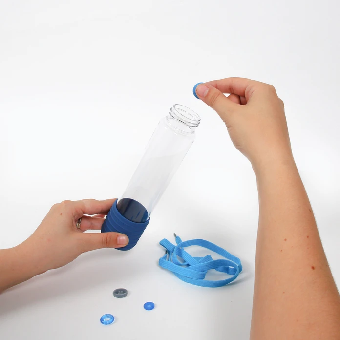 Bouteille apaisante DIY bleue