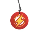 Pendentif à mâcher éclair rouge