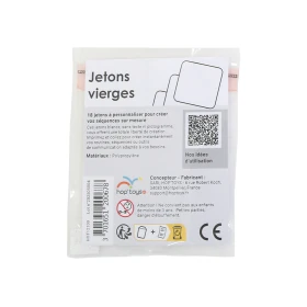 Pack 18 - jetons vierges