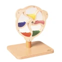 Moulin en bois - Miroir et billes