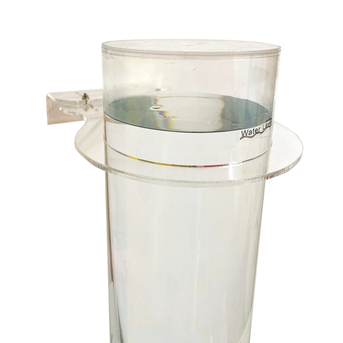Support acrylique 15 cm pour colonnes à bulles