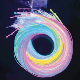 150 fils de fibres optiques colorés – 1,5 m