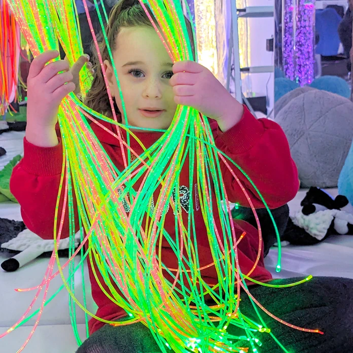 150 fils de fibres optiques colorés – 1,5 m