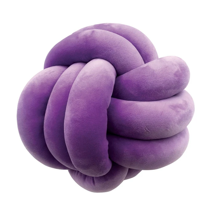Coussin nœud - lilas