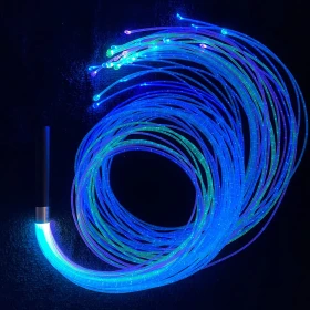 Fibres optiques lumineuses – 50 brins UV colorés
