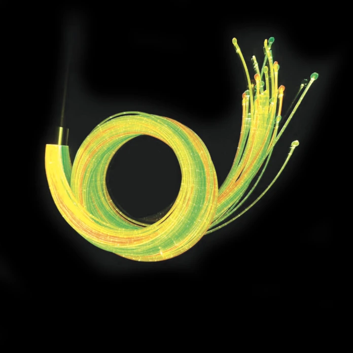 Fibres optiques lumineuses – 50 brins UV colorés
