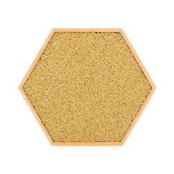 Panneau sensoriel hexagonal - riz