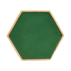 Panneau sensoriel hexagonal - herbe dure
