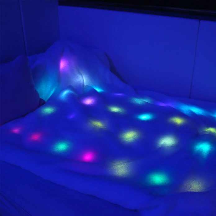 Couverture sensorielle lumineuse