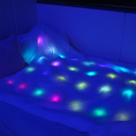 Couverture sensorielle lumineuse