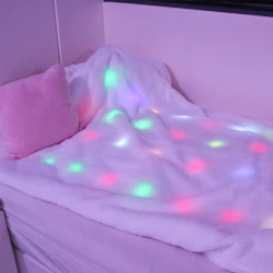 Couverture sensorielle lumineuse