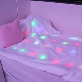 Couverture sensorielle lumineuse