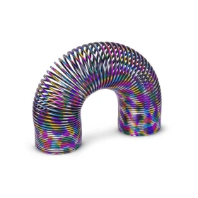 Ressort métallique arc-en-ciel