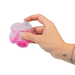 Fidget spinner à paillettes liquides