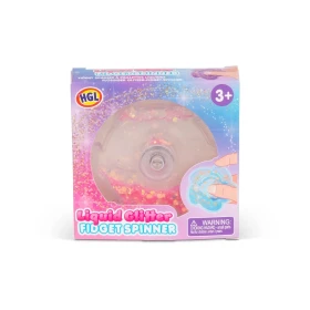 Fidget spinner à paillettes liquides