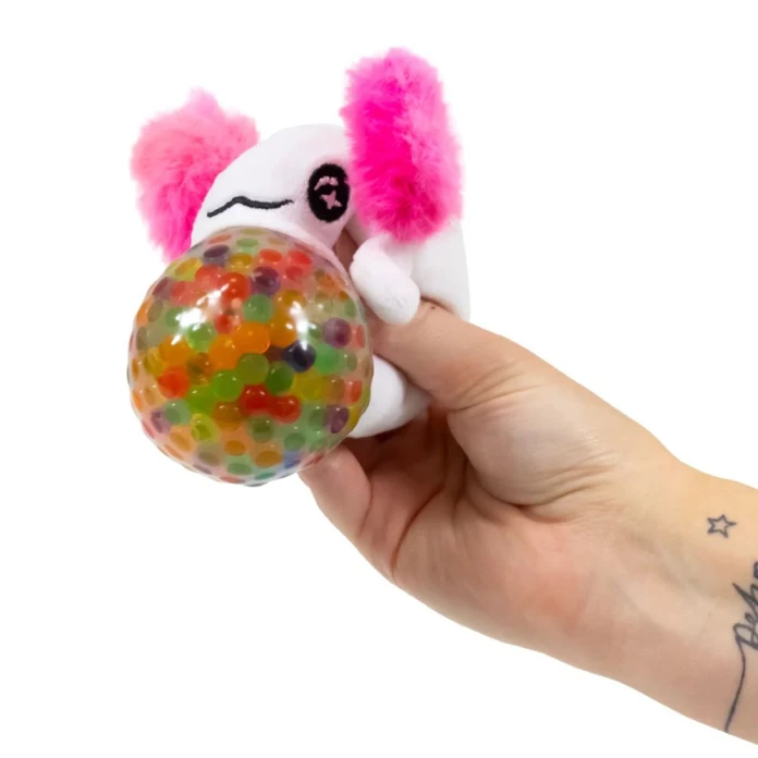 Balle en peluche Axolotl