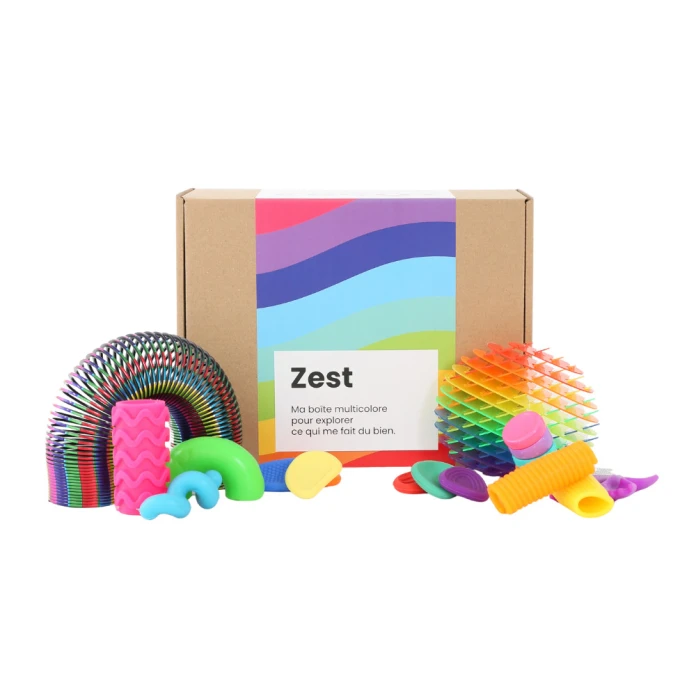 Zest, la box sensorielle multicolore
