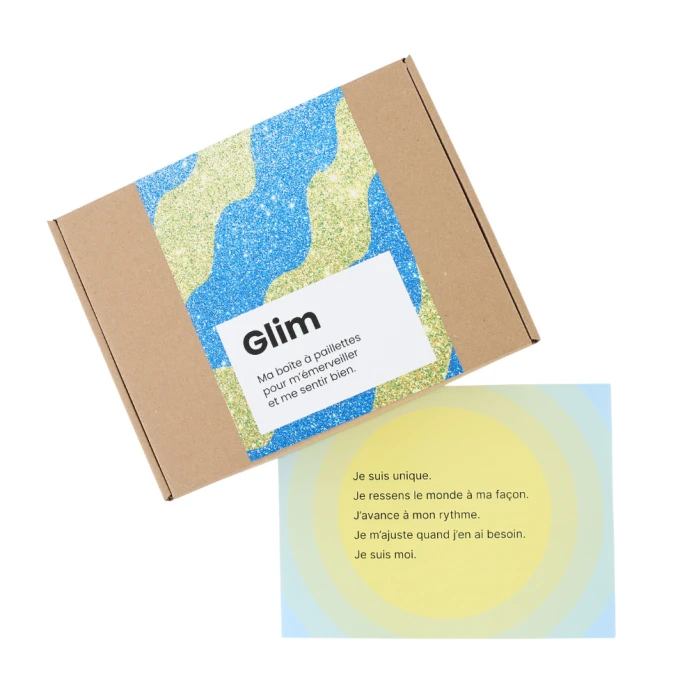 Glim, la box sensorielle à paillettes