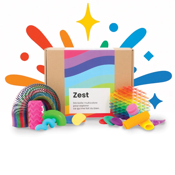 Zest, la box sensorielle multicolore