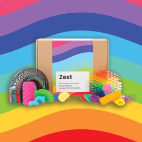 Zest, la box sensorielle multicolore