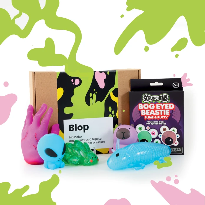 Blop, la box sensorielle des monstres