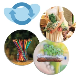 Les 3 r réduits réutilisent et recycle