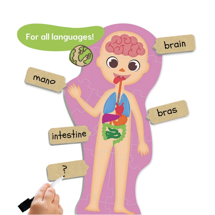 Maxi-puzzles découvre et identifie le corps humain