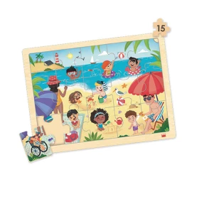 Lot de 4 puzzles les quatre saisons et un monde durable
