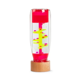 Bouteille sensorielle spirale rose